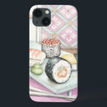 Etui iPhone Case-Mate Plaque de sushi assorté avec baguettes<br><div class="desc">Megan Meagher a peint cette assiette délicieuse de sushis assortis, avec une paire de baguettes pour vous aider à apprécier le repas. Vous pouvez presque goûter à cette délicieuse collation ! Achetez votre imprimé dès aujourd'hui !</div>