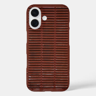 Coques iPhone 16 Plaque de ventilation rouillée