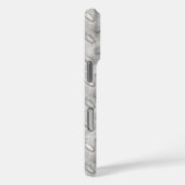 Coques Case-Mate iPhone Plaque diamant en acier industriel brut (Verso / Droite)