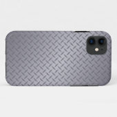 Coques Case-Mate iPhone Plaque diamant gris acier (Dos (Horizontal))
