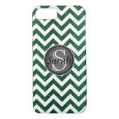 Coques Case-Mate iPhone Plaque d'identification Chevron - Kelly Green Part (Dos)