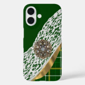 Coques Case-Mate iPhone Plaque écossaise verte (Verso)