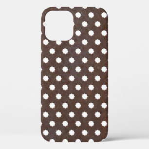 Case-Mate iPhone Case Plaque en métal rouillé, Parfaitement carrelée.