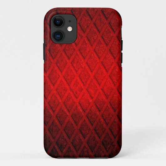 Coques Case-Mate iPhone Plaque métallique rouille rouge foncé (Dos)