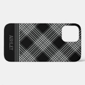 Coques Case-Mate iPhone Plaqué noir et gris (Verso (horizontal))