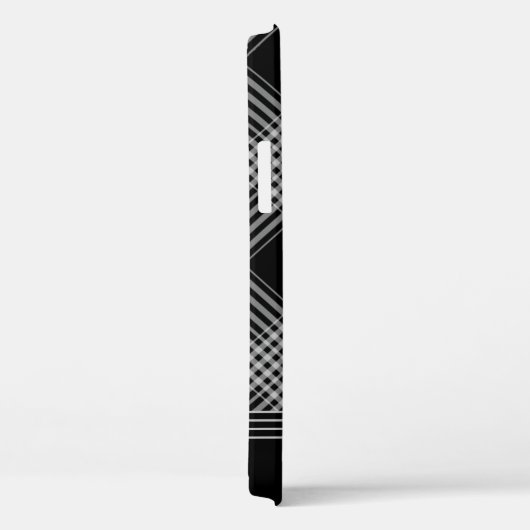 Coques Case-Mate iPhone Plaqué noir et gris (Verso / Droite)