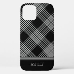 Case-Mate iPhone Case Plaqué noir et gris