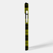Coques Case-Mate iPhone Plaque noire jaune tartan MacLachlan (Verso / Gauche)