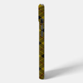 Coques Case-Mate iPhone Plaque noire jaune tartan MacLeod (Verso / Gauche)