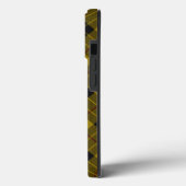 Coques Case-Mate iPhone Plaque noire jaune tartan MacLeod (Verso / Gauche)