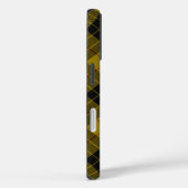 Coques Case-Mate iPhone Plaque noire jaune tartan MacLeod (Verso / Droite)