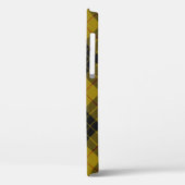 Coques Case-Mate iPhone Plaque noire jaune tartan MacLeod (Verso / Gauche)