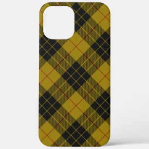 Case-Mate iPhone Case Plaque noire jaune tartan MacLeod