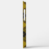 Coques Case-Mate iPhone Plaque noire jaune tartan MacLeod (Verso / Gauche)