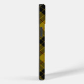 Coques Case-Mate iPhone Plaque noire jaune tartan MacLeod (Verso / Droite)