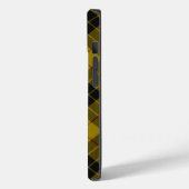 Coques Case-Mate iPhone Plaque noire jaune tartan MacLeod (Verso / Gauche)
