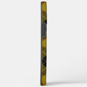 Coques Case-Mate iPhone Plaque noire jaune tartan MacLeod (Verso / Droite)