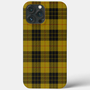 Case-Mate iPhone Case Plaque noire jaune tartan MacLeod