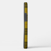 Coques Case-Mate iPhone Plaque noire jaune tartan MacLeod (Verso / Droite)