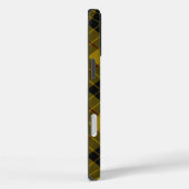Coques Case-Mate iPhone Plaque noire jaune tartan MacLeod (Verso / Droite)