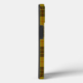 Coques Case-Mate iPhone Plaque noire jaune tartan MacLeod (Verso / Droite)