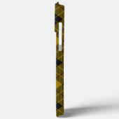 Coques Case-Mate iPhone Plaque noire jaune tartan MacLeod (Verso / Gauche)