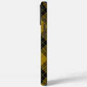 Coques Case-Mate iPhone Plaque noire jaune tartan MacLeod (Verso / Gauche)