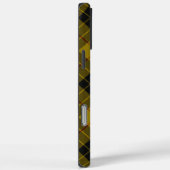 Coques Case-Mate iPhone Plaque noire jaune tartan MacLeod (Verso / Droite)