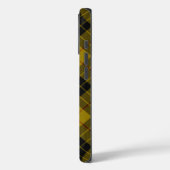Coques Case-Mate iPhone Plaque noire jaune tartan MacLeod (Verso / Gauche)
