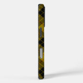 Coques Case-Mate iPhone Plaque noire jaune tartan MacLeod (Verso / Droite)