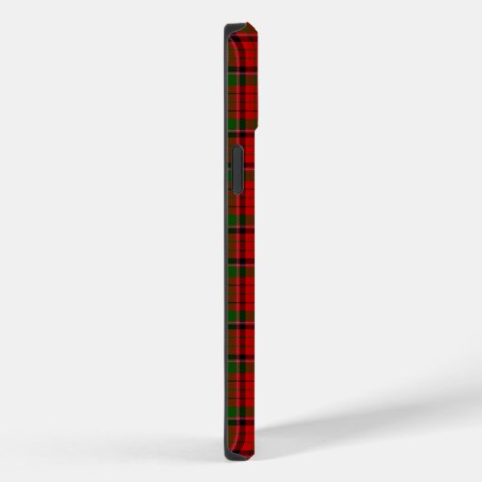 Coques Case-Mate iPhone Plaque rouge vert tartan MacNicol (Verso / Droite)