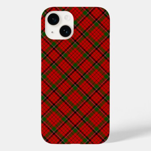 Coques Case-Mate iPhone Plaque rouge vert tartan MacNicol (Verso)