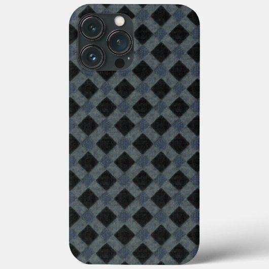 Coques Case-Mate iPhone Plaqué rustique avec ton gris et tissu velouté (Verso)