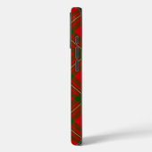 Coques Case-Mate iPhone Plaque vert rouge de tartan MacGregor (Verso / Gauche)
