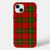 Coques Case-Mate iPhone Plaque vert rouge de tartan MacGregor (Verso)
