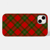 Coques Case-Mate iPhone Plaque vert rouge de tartan MacGregor (Verso (horizontal))
