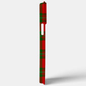 Coques Case-Mate iPhone Plaque vert rouge de tartan MacGregor (Verso / Droite)