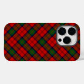 Coques Case-Mate iPhone Plaque vert rouge tartan MacDuff (Verso (horizontal))