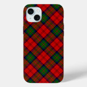 Coques Case-Mate iPhone Plaque vert rouge tartan MacDuff (Verso)