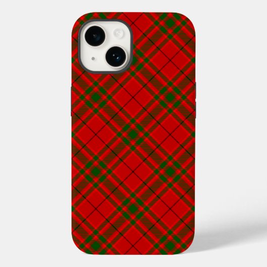 Coques Case-Mate iPhone Plaque vert rouge tartan MacNab (Verso)