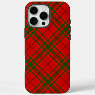Coques iPhone 16 Pro Max Plaque vert rouge tartan MacNab