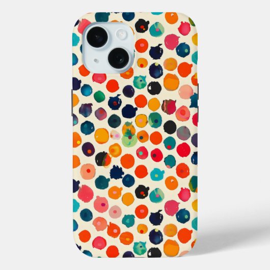 Coques Case-Mate iPhone Plaques Abstraites colorées (Verso)