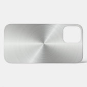 Coques Case-Mate iPhone Plaques circulaires fer métallique (Verso (horizontal))