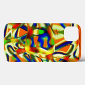 Coques Case-Mate iPhone Plaques de couleur sur bandes beiges verdâtres cro (Verso (horizontal))