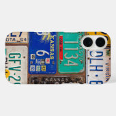 Coques Case-Mate iPhone Plaques de licence rétro (Verso (horizontal))