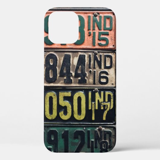 Coques Case-Mate iPhone Plaques de licence vintages (Verso)