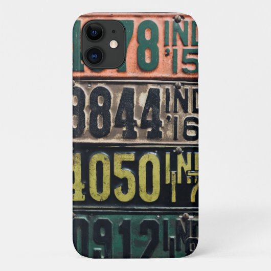 Coques Case-Mate iPhone Plaques de licence vintages (Dos)
