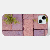 Coques Case-Mate iPhone Plaques de pavage et mauvaises herbes sur la chaus (Verso (horizontal))