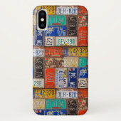 Coques Case-Mate iPhone plaques d'immatriculation rouillées rétro (Dos)