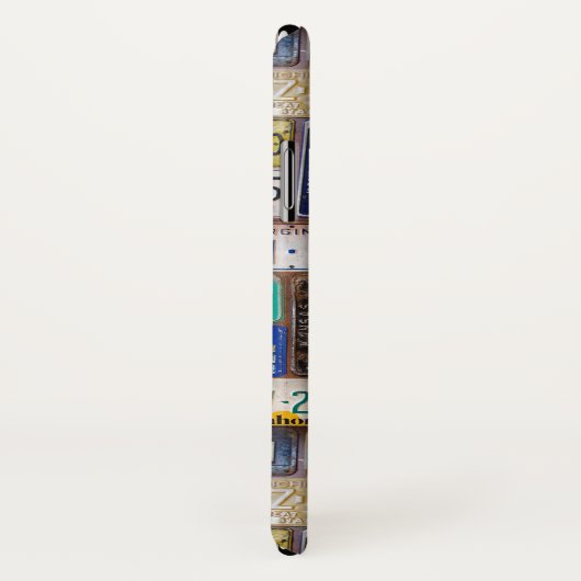 Coques Case-Mate iPhone plaques d'immatriculation rouillées rétro (Dos/Droite)